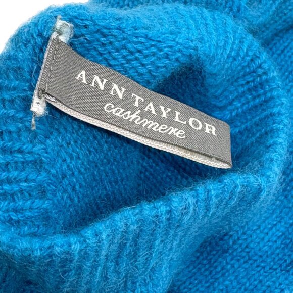 Ann Taylor Blue 100% Cashmere Long Gloves - Picture 5 of 5